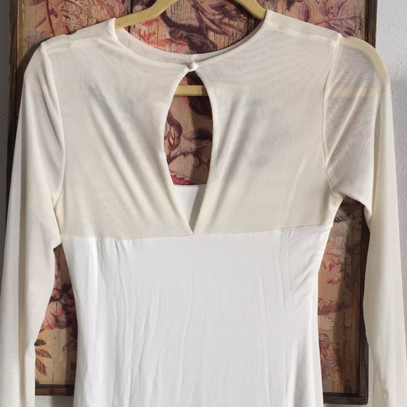 NWT NAKED WARDROBE STRETCH WHITE BODYCON MIDI DRESS M - Picture 8 of 15